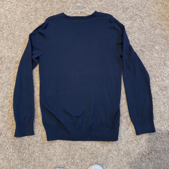 ❤️❤️ 3/$25 Old Navy men’s med v-neck argyle pattern blue - UNC fan-perfect! - Picture 3 of 3